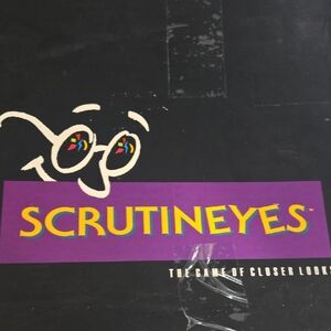 Scrutineyes Board Game- Vintage Mattel Family Game